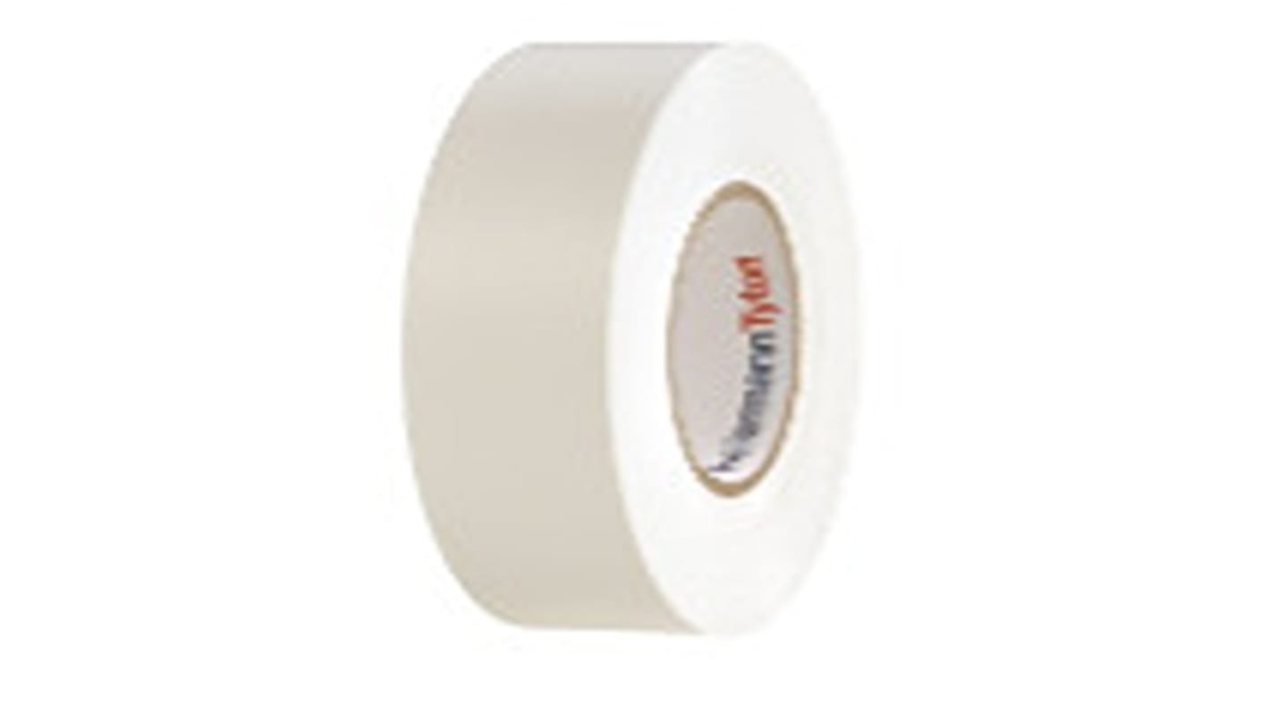 HellermannTyton White PVC Electrical Insulation Tape, 25mm x 25m