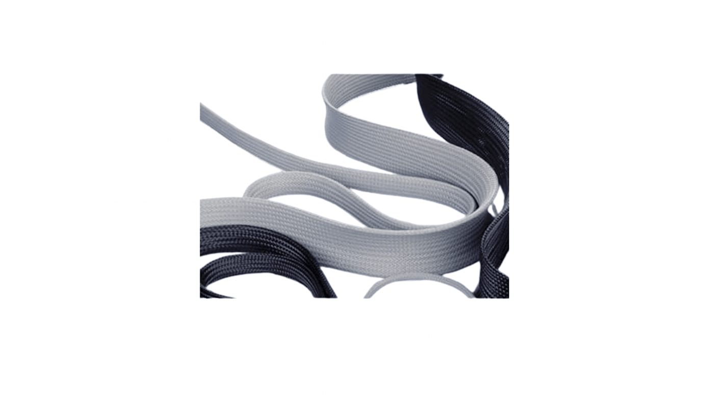 Braided Polyester Black Cable Sleeve, 25m Length, G.PX Series