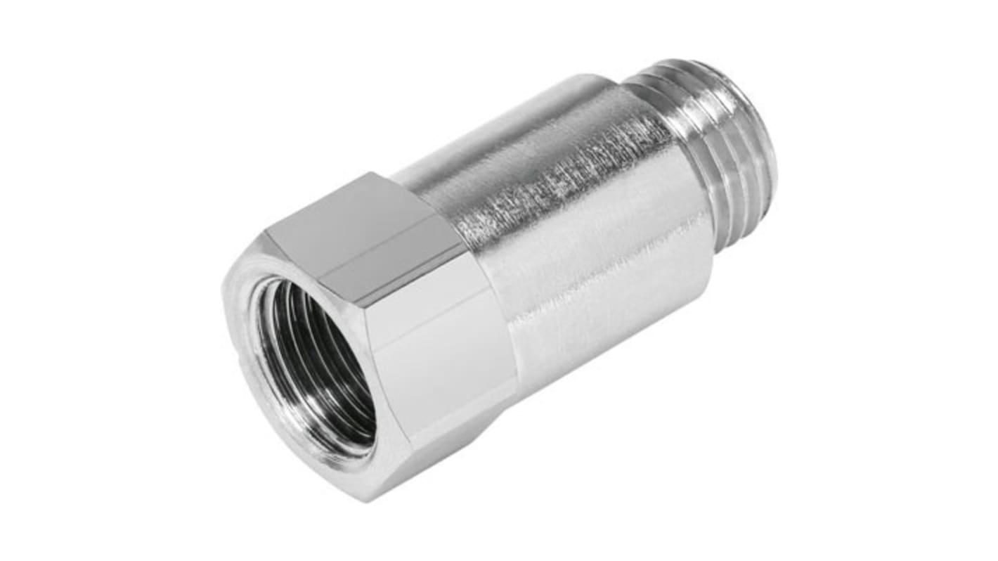 Festo 气动接头适配器 镀镍黄铜延长器, G 1/8接口, NPFC系列