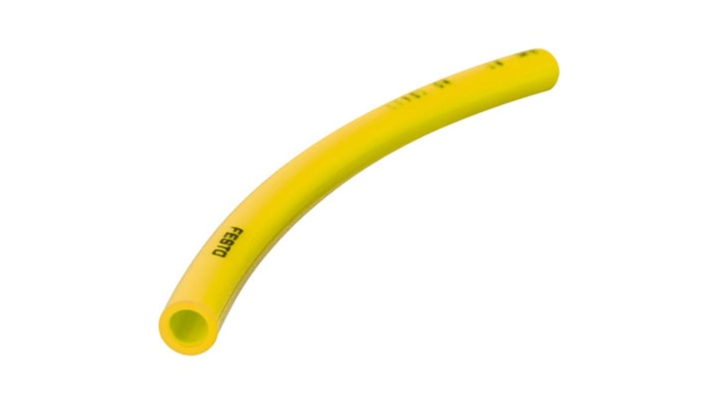 Tubo in plastica Giallo Circolare x 10.8mm ID x 16mm OD