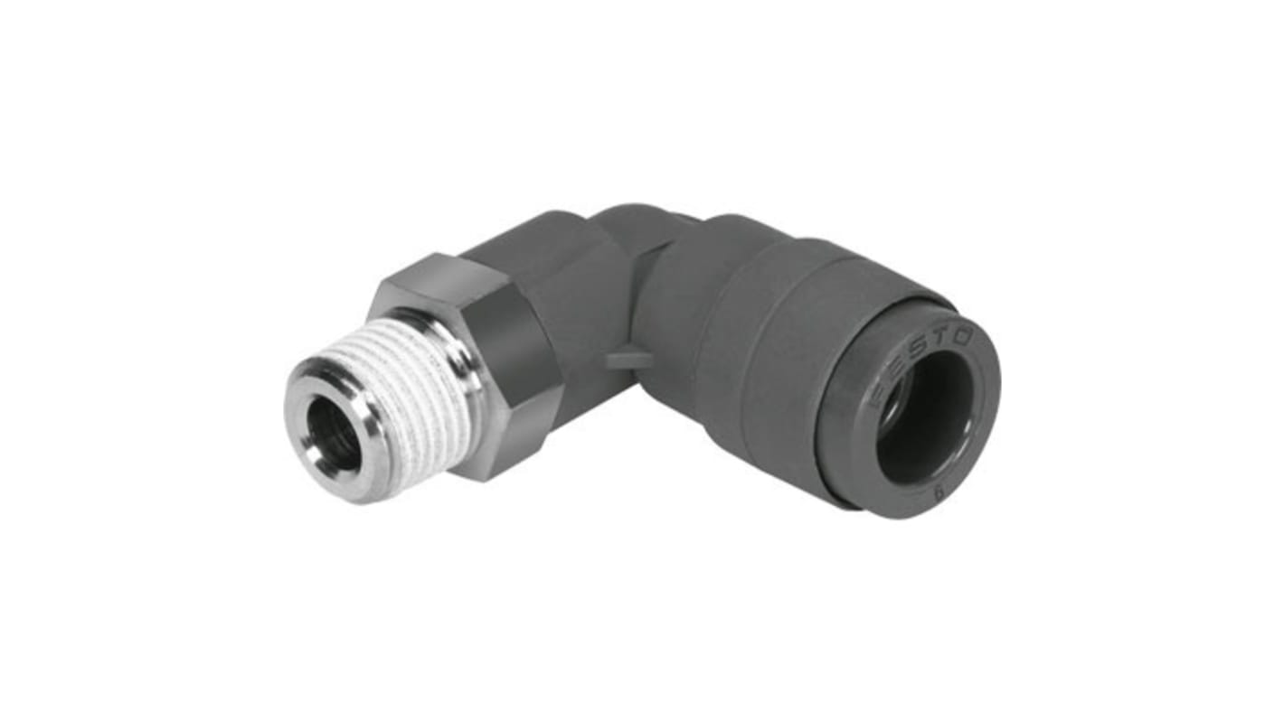 Festo QS-V0 Series Push-in Fitting, R 1/8 Male, 132891