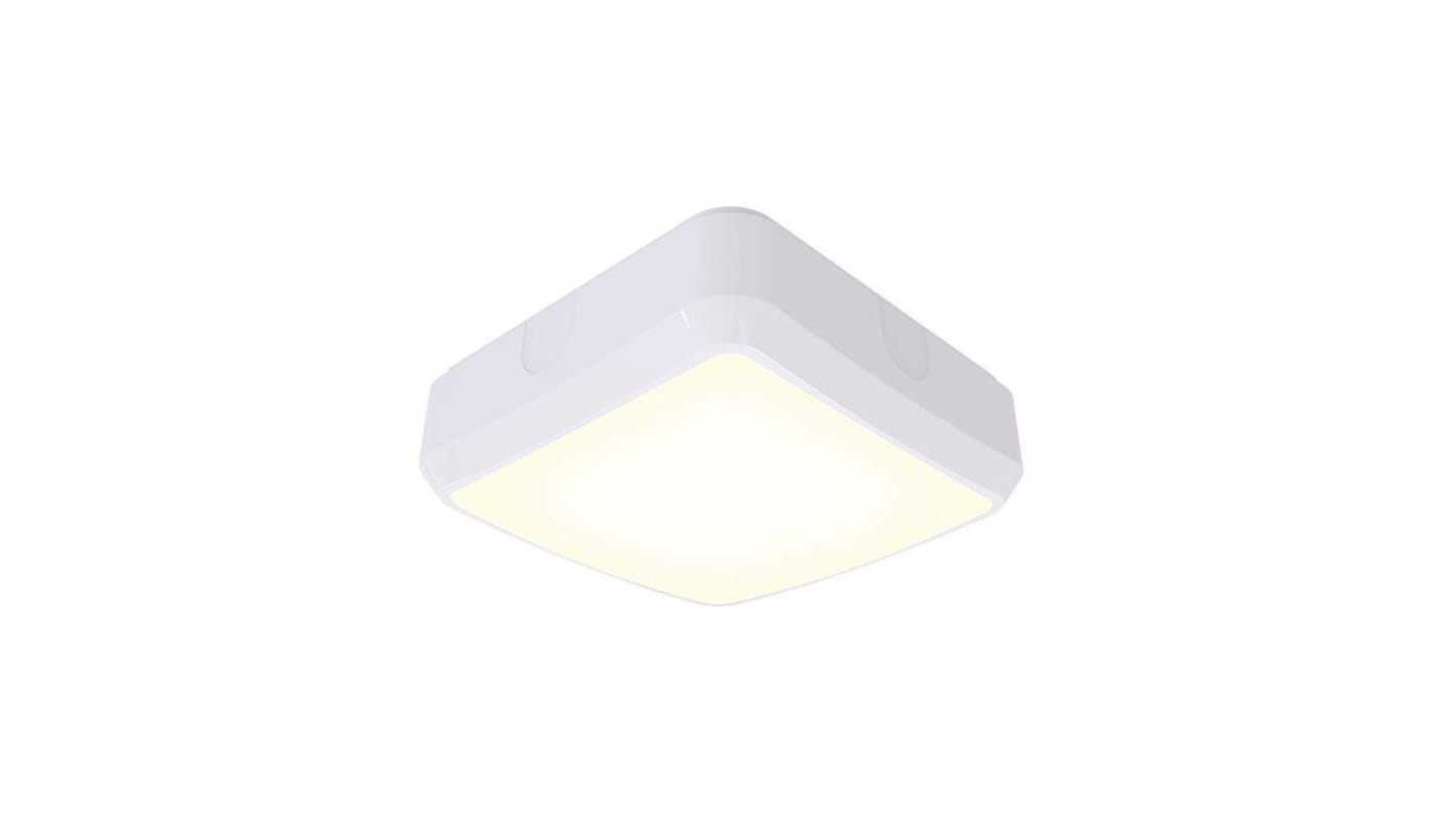 Ansell Lighting Square LED Bulkhead Light, 14 W, 220/240 V, , Lamp Supplied, IP65, AALED2