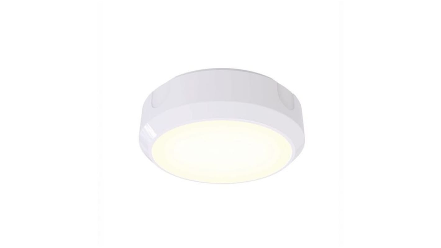 Plafón Redondo, con LED, 220/240 V, 13 W, IP65