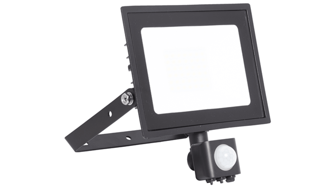 Ansell Lighting AEDELED, Security Floodlight, 30 W, 2800 lm, IP44 PIR, 220/240 V
