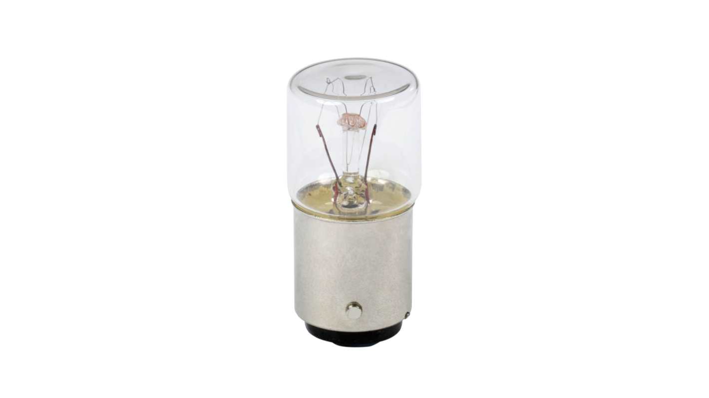 Schneider Electric Incandescent Clear Bulb, BA15d 230 V ac/dc