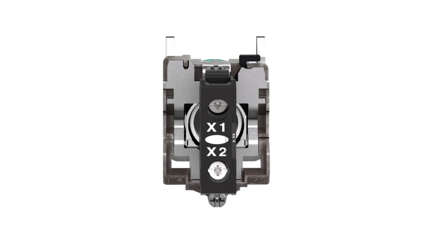 Schneider Electric, Harmony XB4, Panel Mount Green Pilot Light, 22mm Cutout, IP66, IP67, IP69, IP69K, Round, 250V