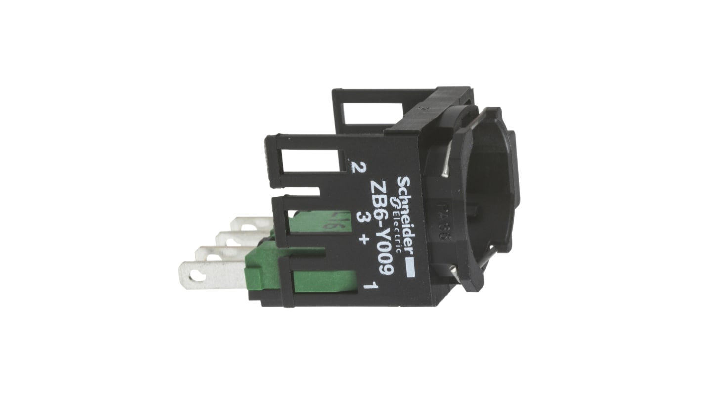 Bloque de contactos Schneider Electric ZB6Z1B, 1 NA, 250V, terminal Faston
