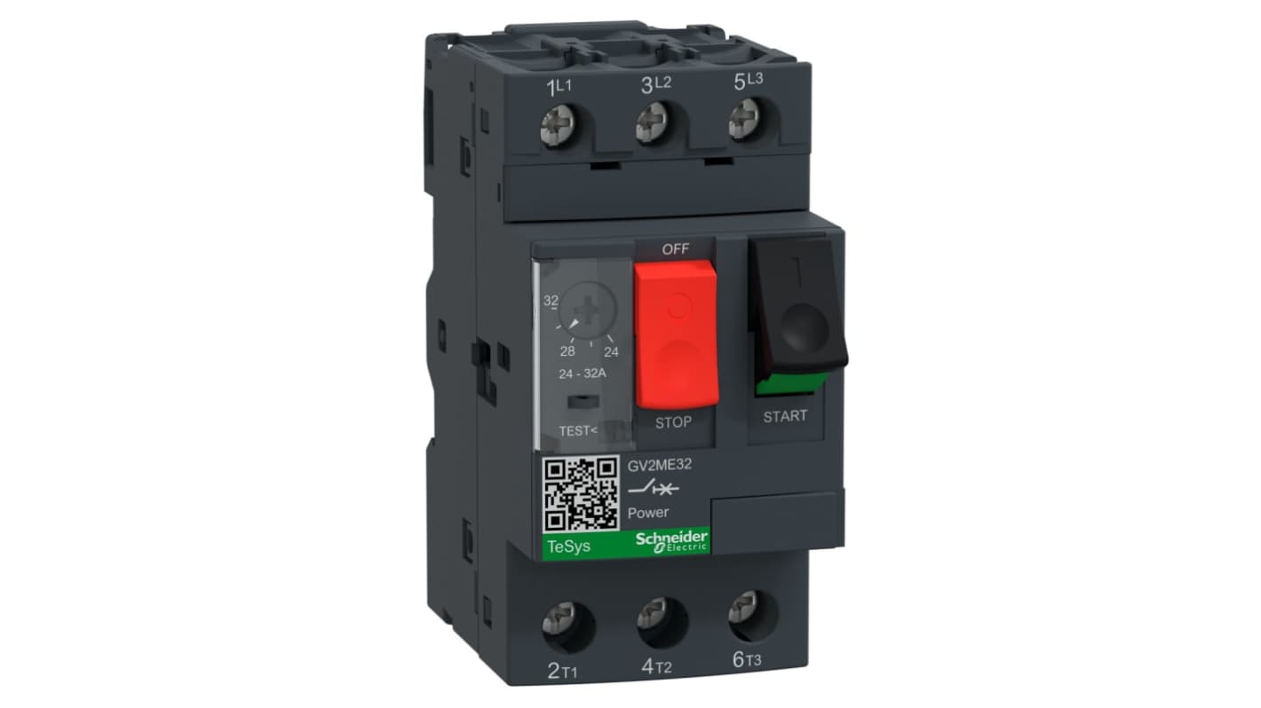 Schneider Electric 24 → 32 A TeSys Motor Protection Circuit Breaker, 690 V