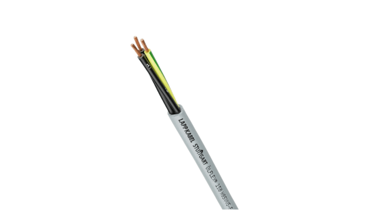Cavo industriale multipolare non schermato a 5 cond. 1,5 mm², 15 AWG, 500 V, Ø10.1mm, L. 50m