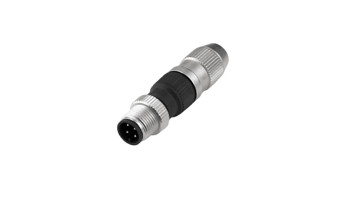 Weidmuller 圆形连接器转接头, M12, 直向, IP67, SAIS系列