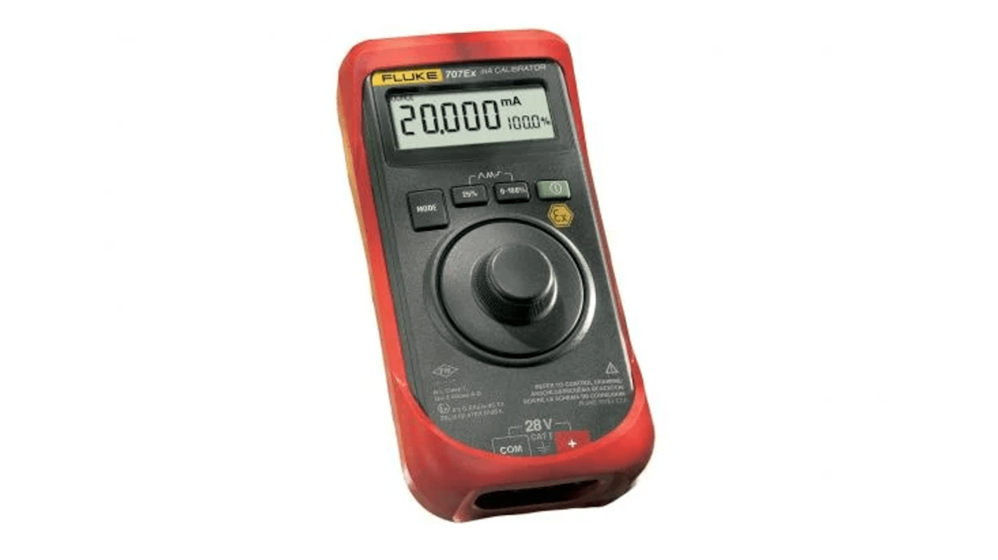 Fluke 707EX Stromschleifenkalibrator CAT I, 24mA / ±0,015 %, ATEX-zugelassen