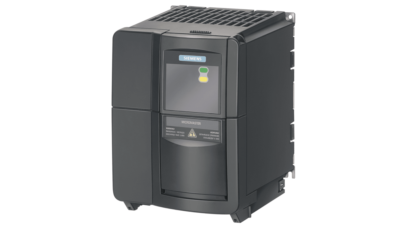 Siemens Inverter Drive, 3 kW, 3 Phase, 400 V ac, 10 A, MICROMASTER 440 Series
