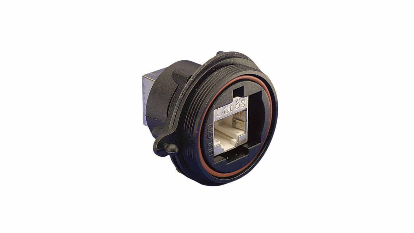 Bulgin Buccaneer Series Female RJ45 Connector, Panel Mount, Cat5e, Cat6a Straight 1 Port 8 -Way