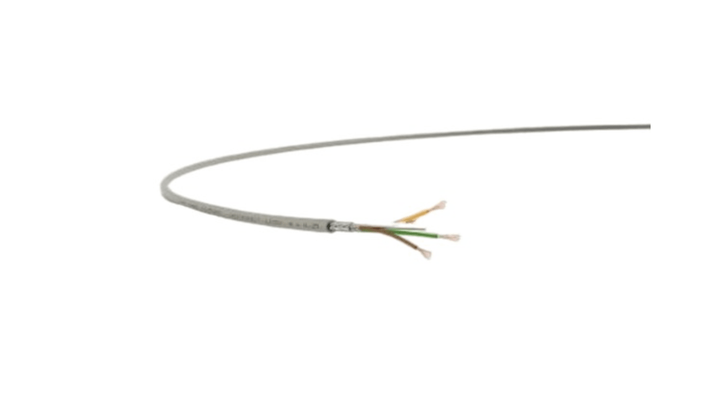 Lapp UNITRONIC LiYCY Series Data Cable, 5 Cores, 0.5 mm², Screened, 20 AWG, 100m, Screened Shield, LiYCY Cable