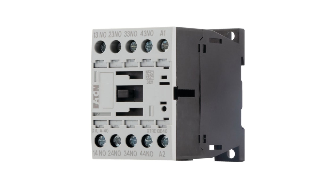 Eaton Kontaktorrelé, tekercs: 24 V AC, 4 pólusú, 4 A, 4NO