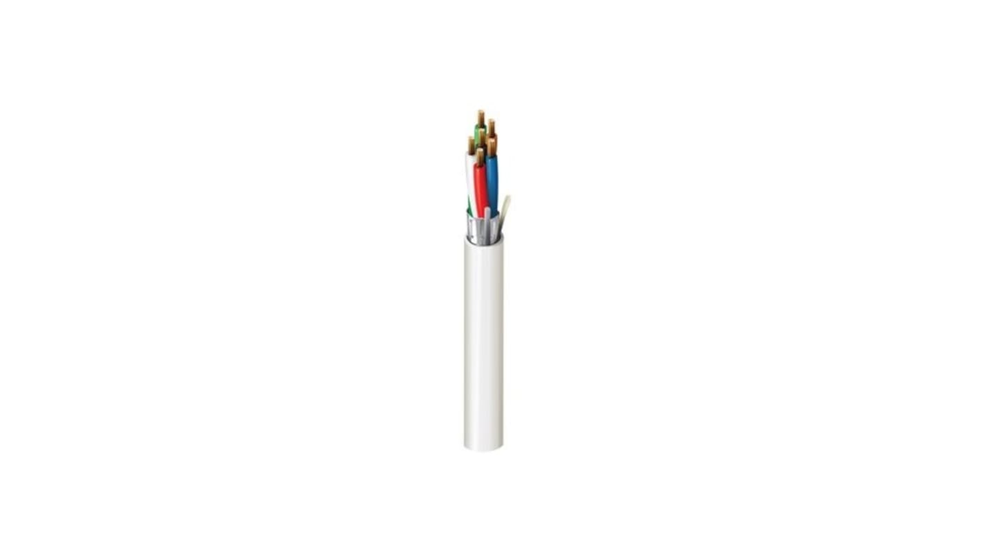 Belden 4504FE Control Cable, 6 Cores, 0.33 mm², Screened, 100m, Grey LSZH Sheath, 22 AWG