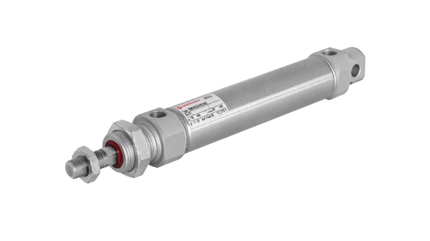 Norgren Pneumatic Piston Rod Cylinder - RM/8020/M/100, 20mm Bore, 100mm Stroke, RM/8000/M Series, Double Acting