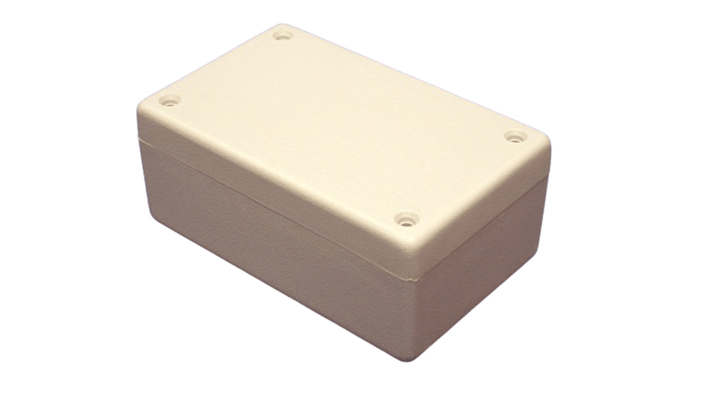 Hammond 1594 Series Light Grey Flame Retardant ABS Enclosure, IP54, Light Grey Lid, 104 x 66 x 33mm