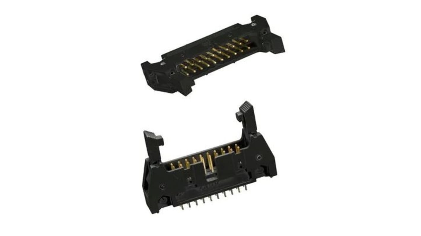 Conector macho para PCB 3M serie 3000 de 34 vías, 2 filas, paso 2.54mm, para soldar, Montaje en orificio pasante