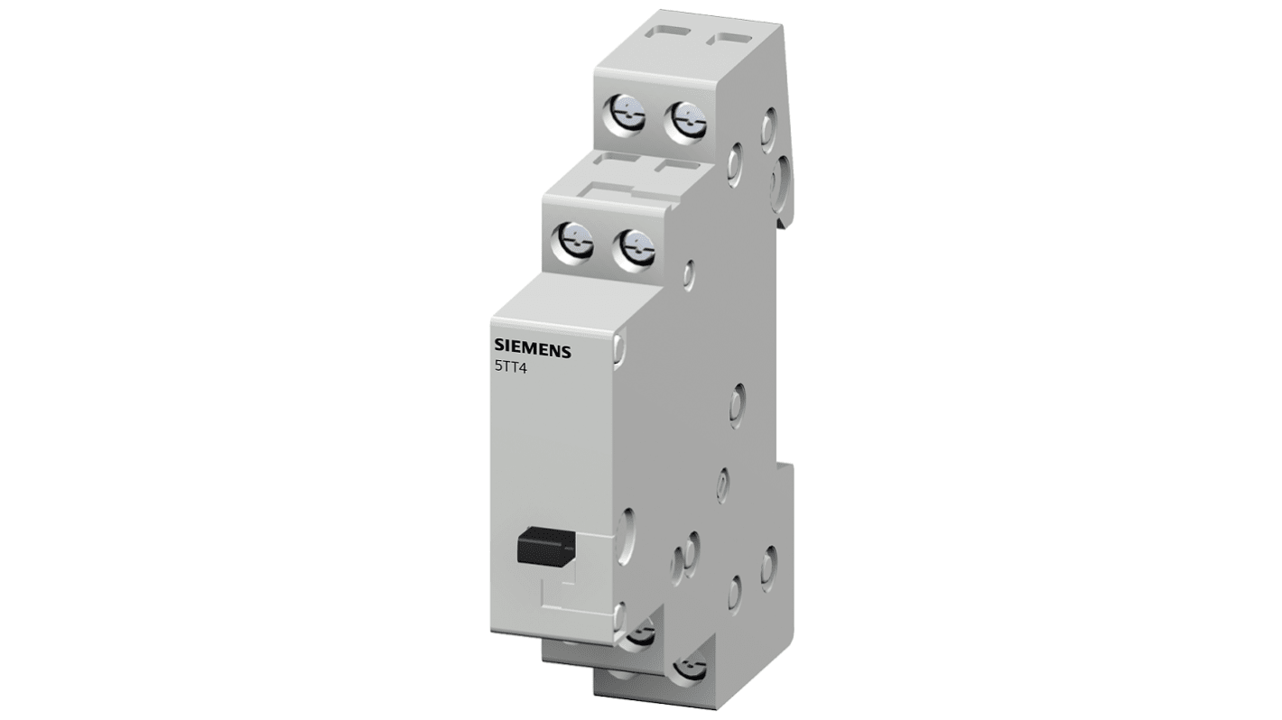 Siemens DIN Rail Power Relay, 230V ac Coil, 16A Switching Current, SPST
