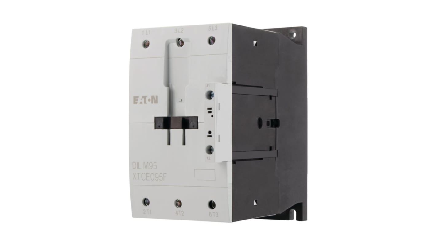 Eaton xStart DILM Contactor, 110 V ac Coil, 3-Pole, 95 A, 45 kW, 3NO, 400 V ac