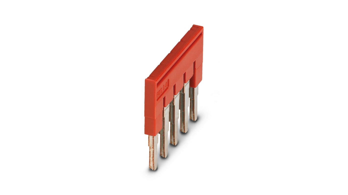 Pont enfichable Phoenix Contact FBS5-6 pour Blocs terminal à rail DIN
