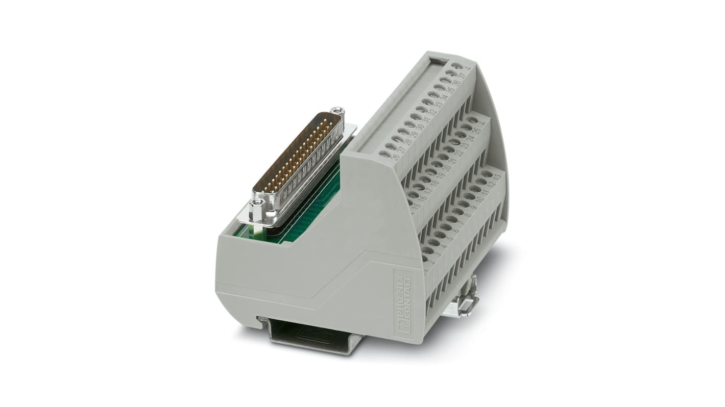 Phoenix Contact VIP-3 Schnittstellenmodul  Sub-D, Stecker, 37-polig, 25 V ac, 60 V dc, / 2A, DIN-Hutschiene