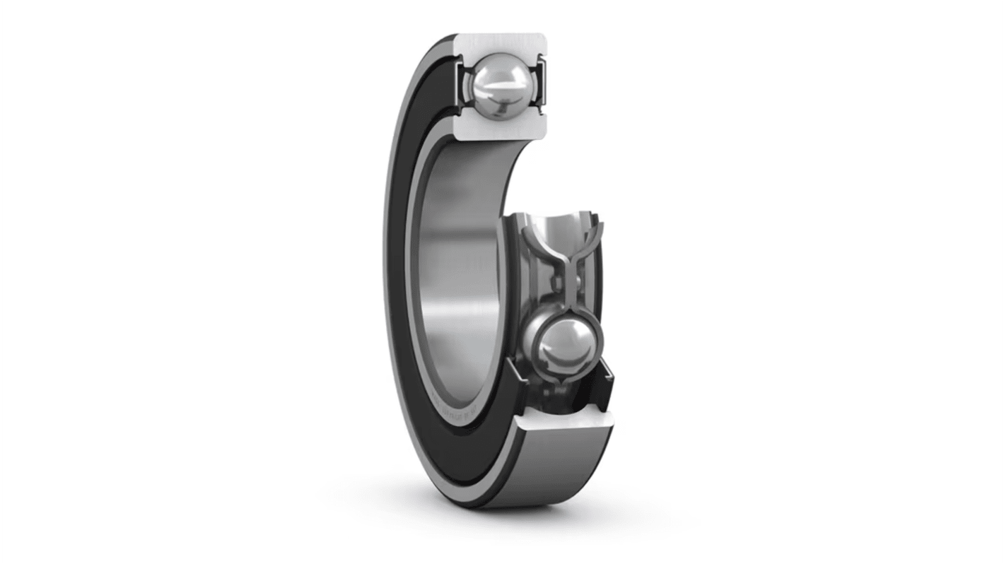 SKF 607-2RSH/C3 Single Row Deep Groove Ball Bearing- Both Sides Sealed 7mm I.D, 19mm O.D