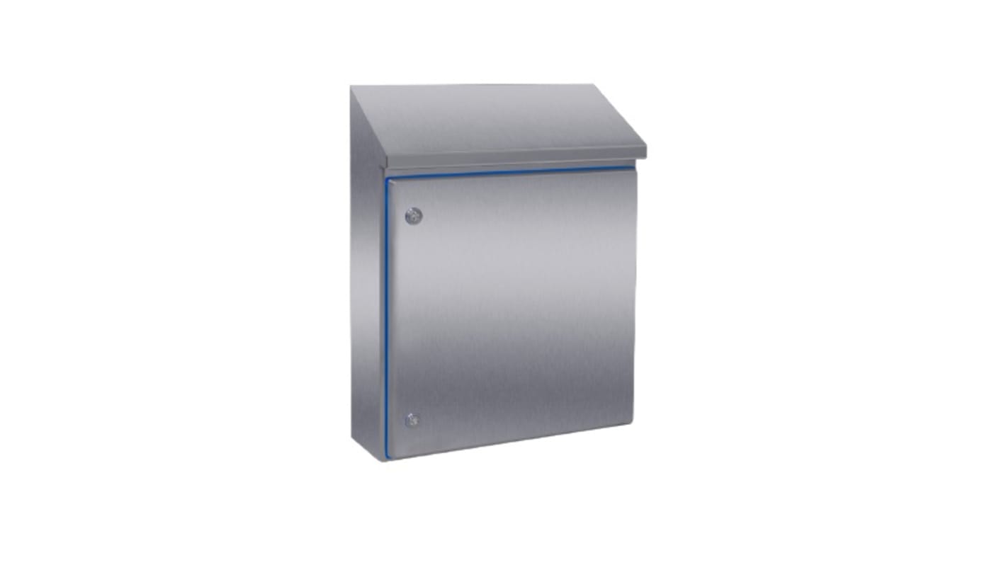 Contenitore a parete con portello Opaco Rittal in Acciaio inox 669 x 510 x 210mm, col. RAL 5010, IP66
