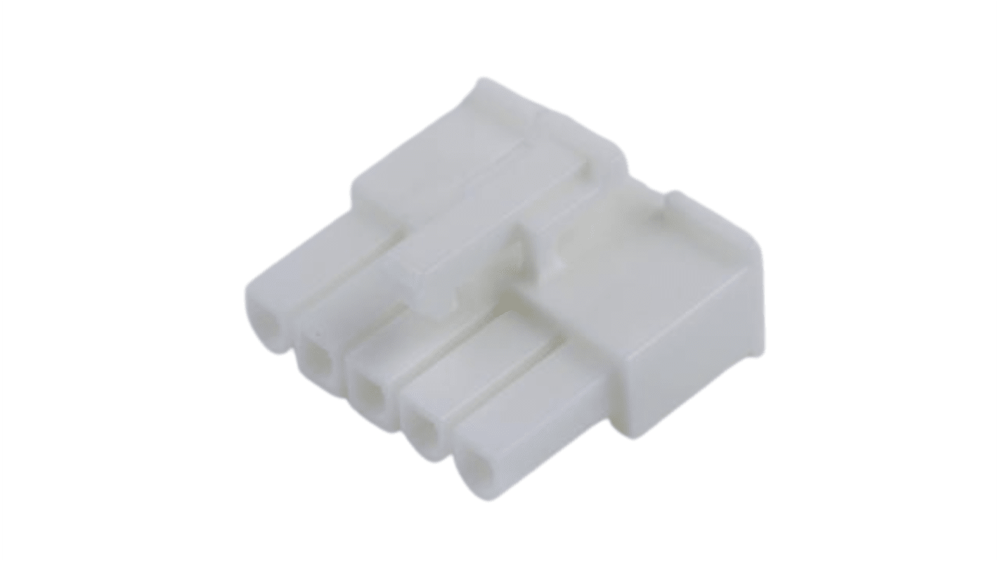 Molex, Mini-Fit Jr Female Connector Housing, 4.2mm Pitch, 5 Way, 1 Row