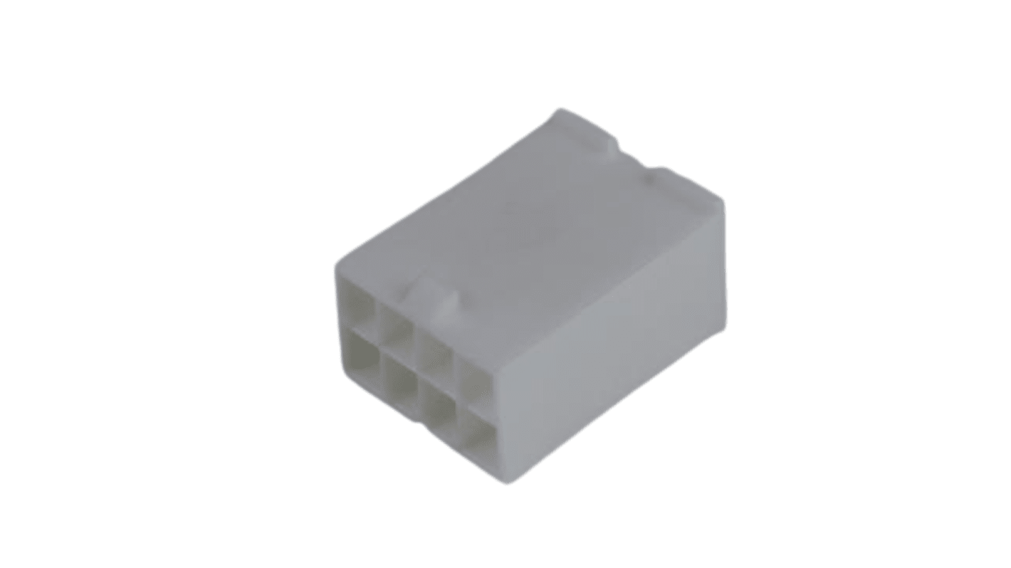 Molex Mini-Fit Jr Steckverbindergehäuse Stecker 4.2mm, 8-polig / 2-reihig Gerade, Kabelmontage für Jr.-Stecker Mini-Fit