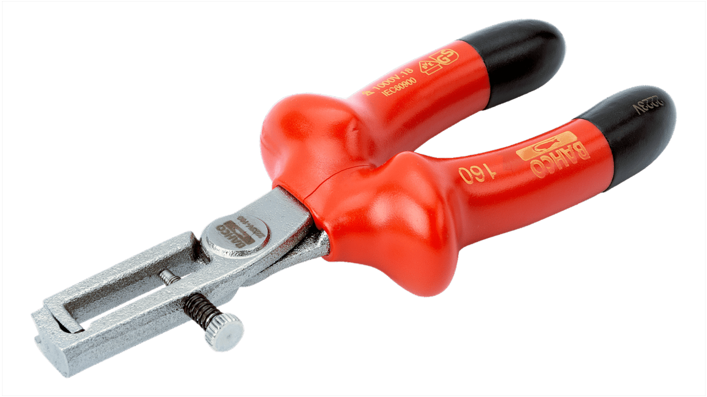 Bahco 2223V Series Wire Stripping Pliers Wire Stripper, 0.5mm Min, 5mm Max, 160 mm Overall