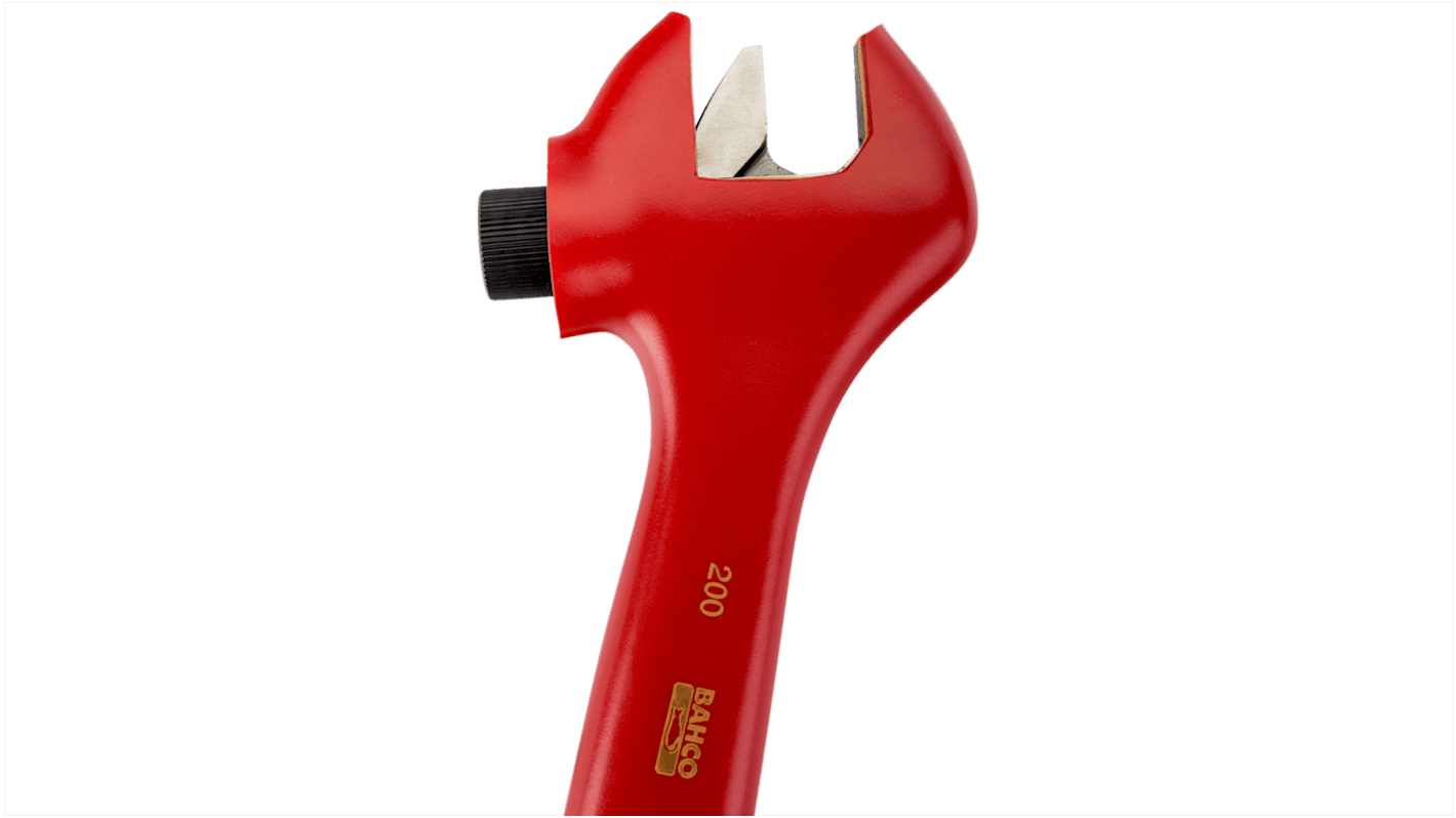 Bahco Adjustable Spanner, 305 mm Overall, 39mm Jaw Capacity, Insulated Handle, VDE/1000V
