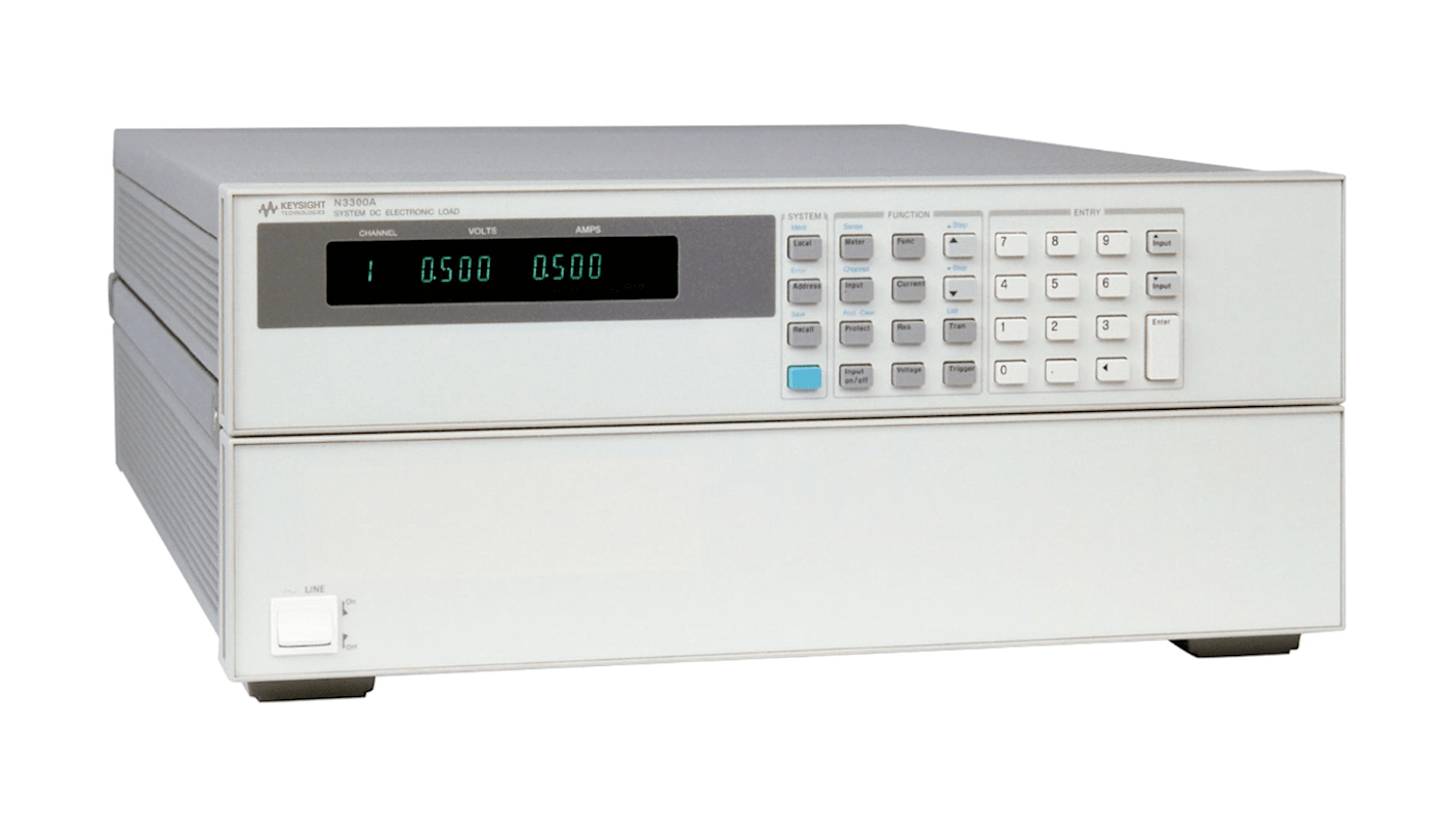 Keysight Technologies 电子负载 ,恒定0 → 600 W,恒定六 → 60 V,恒定12 → 120 A, N3300系列