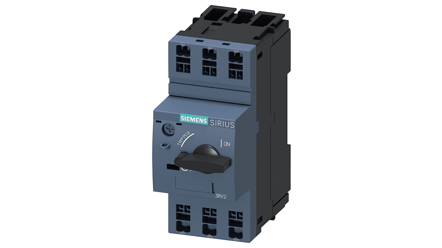 Interruttore automatico del motore Siemens, 690 V c.a., 0,55 → 0,8 A SIRIUS 3RV