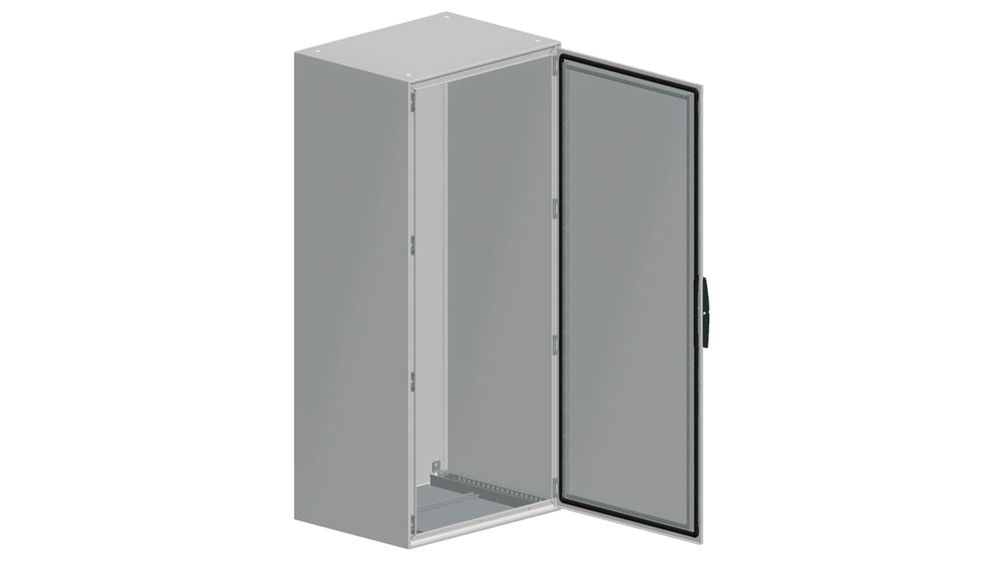 Schneider Electric 单门落地机柜, IP55, 1600 x 800 x 400mm, 不透明门, 灰色, Spacial SM系列