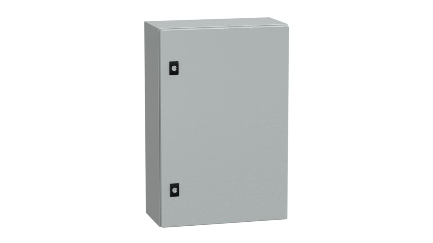 Contenitore a parete con portello Piatta Schneider Electric in Acciaio 600 x 400 x 200mm, col. Grigio, IP66