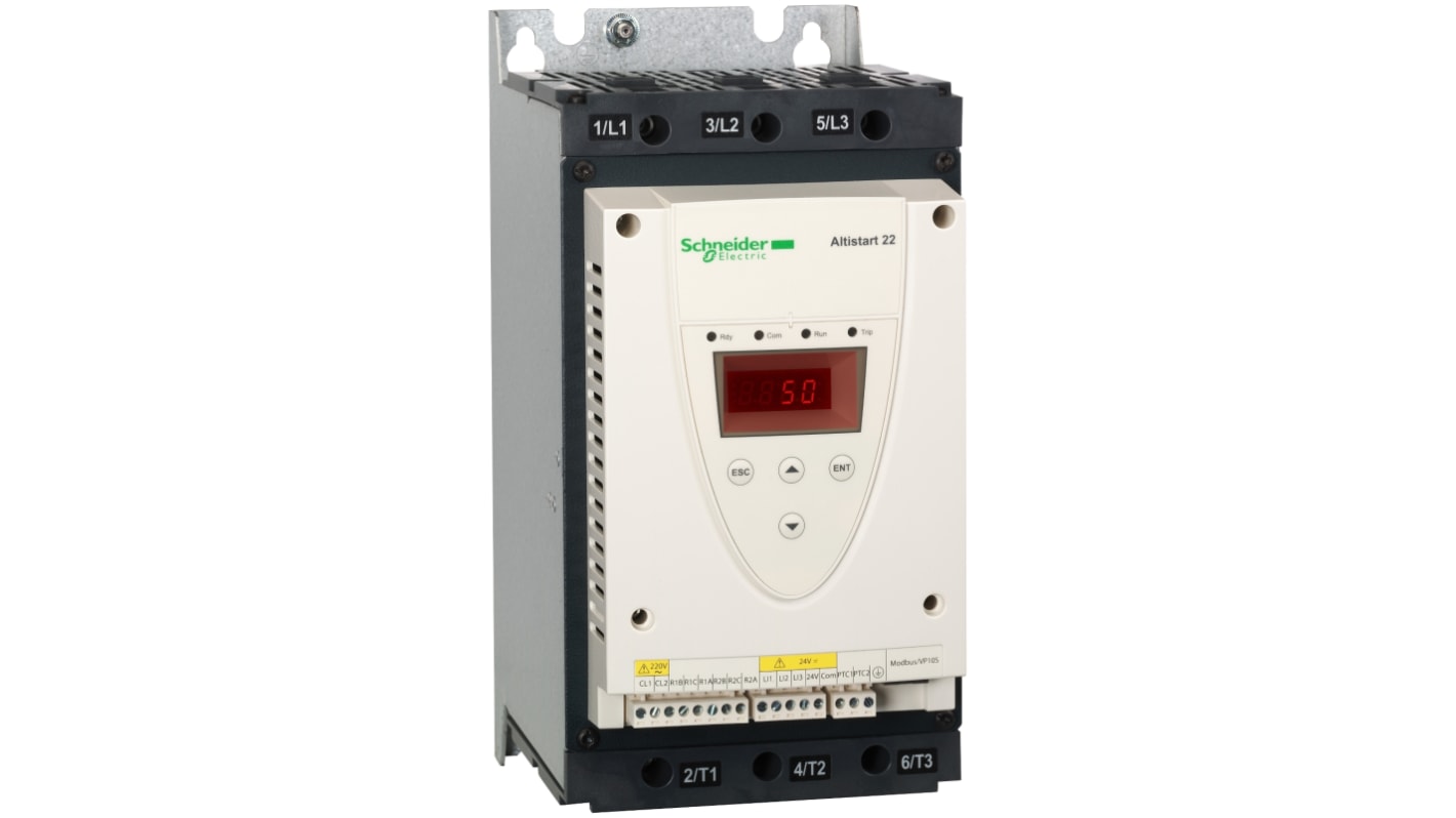 Schneider Electric Soft Starter, Soft Start, 37 kW, 3 Phase, IP20