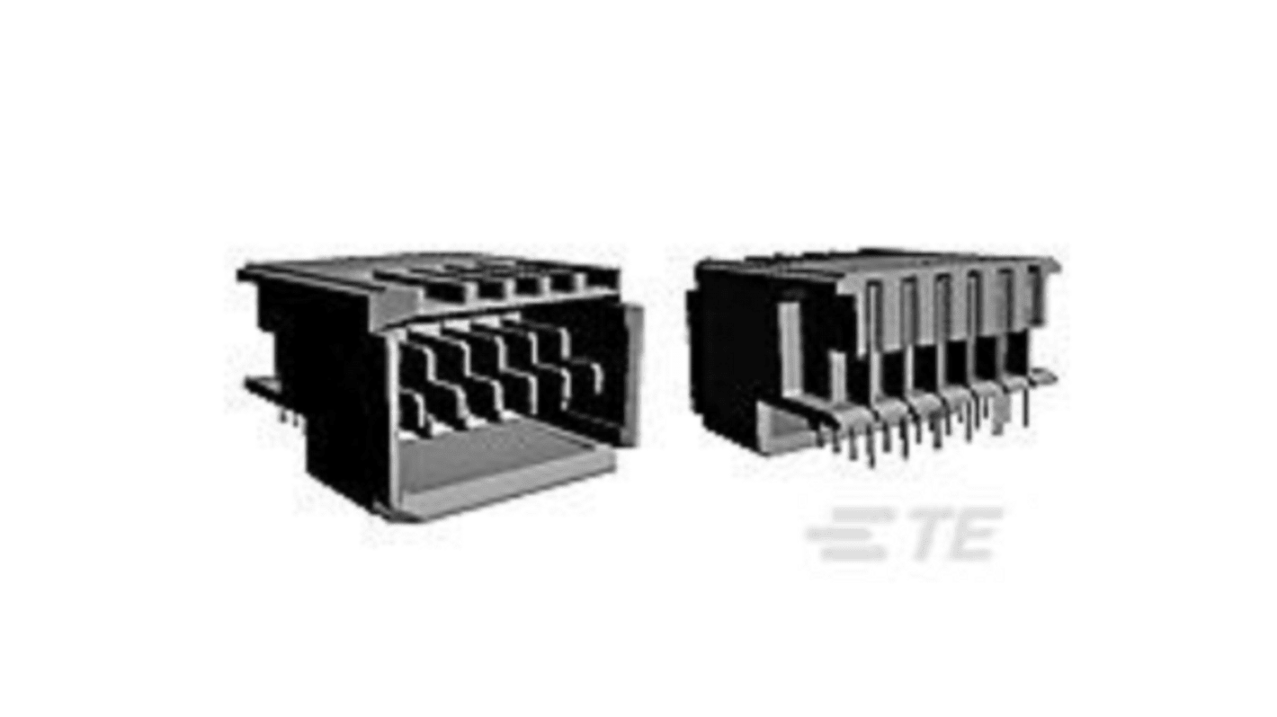 TE Connectivity Z-PACK Backplane-Steckverbinder, 4-polig, 1-reihig, Presspassung-Anschluss, 16A, Durchsteckmontage
