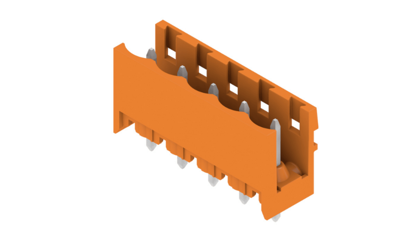 Weidmuller, 5.08mm Pitch, SL, 5 Way, , Pluggable Terminal Block, Header, Through Hole, Solder Termination, 1146410000