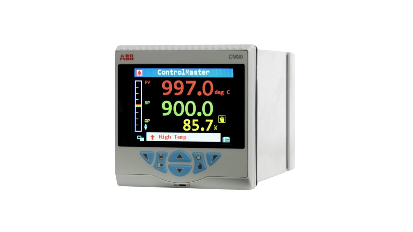 ABB CM30 Controller, 97 x 97 x 141mm, 3 Output Analogue, Relay, 24 V Supply Voltage ON/OFF