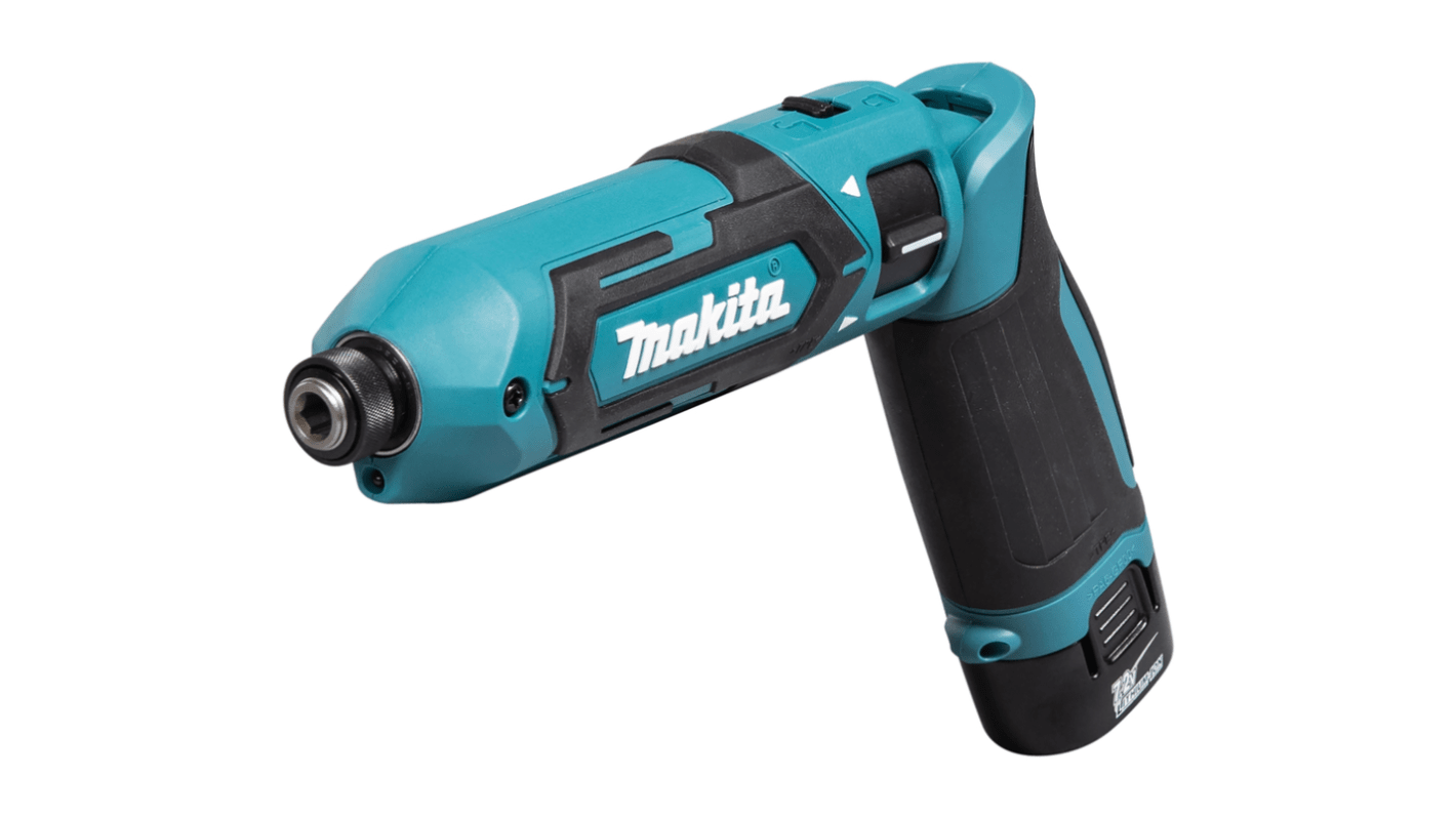 Makita TD022DSE, 7.2V Elektrisk skruetrækker Akku 0-25Nm, Type C - Euro Plug