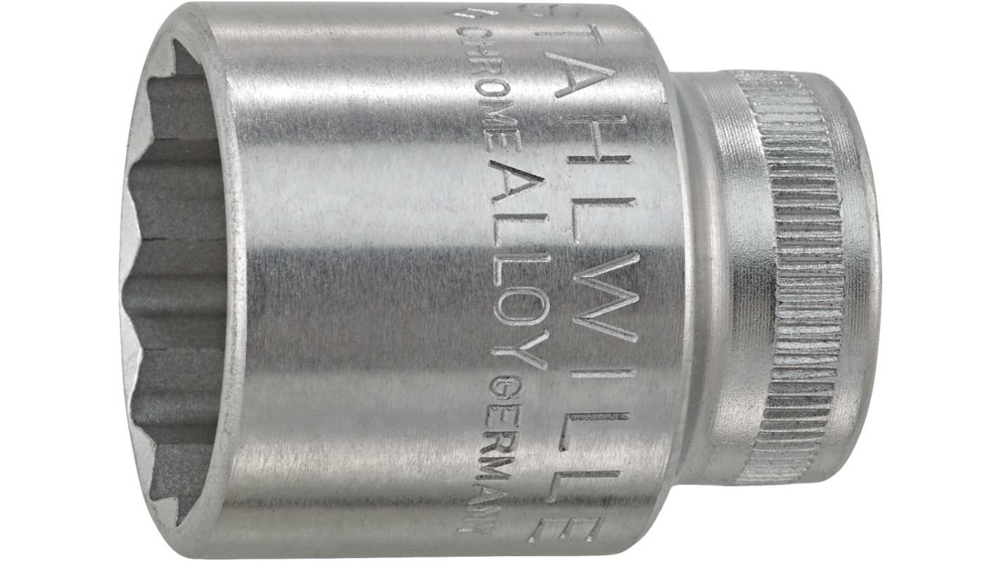 STAHLWILLE 3/8 Zoll Standardbuchse Steckschlüsseleinsatz SW 3/8Zoll 12-Punkt x 27 mm