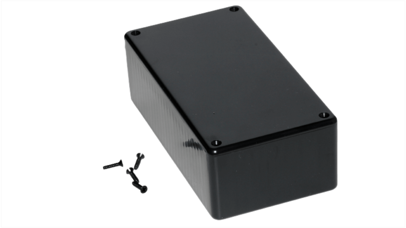 Hammond 1591 ABS Gehäuse 1591 Schwarz Außenmaß 150 x 80 x 46mm IP54