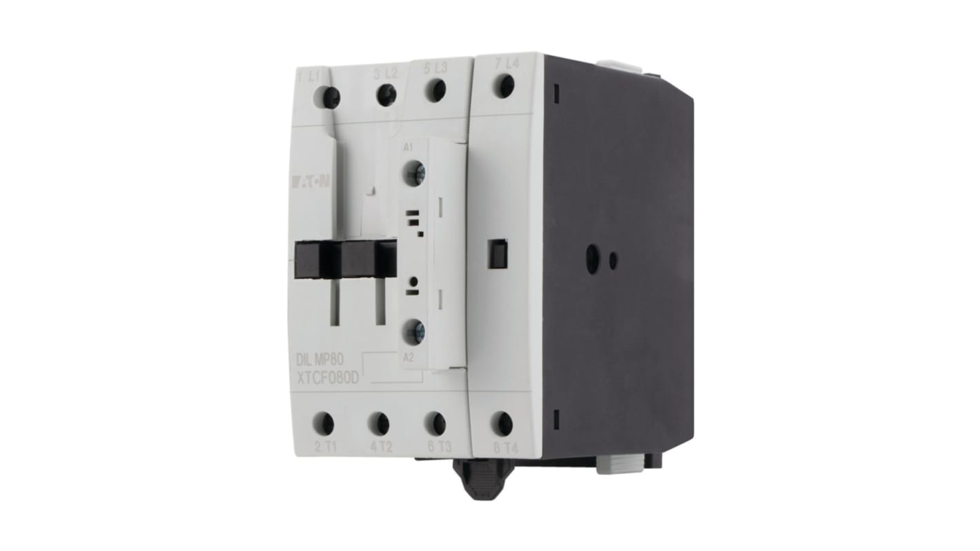 Stycznik 230 V AC Eaton styki: 4 22 kW 80 A 4NO Śruba 109884 DILMP80(230V50HZ,240V60HZ)