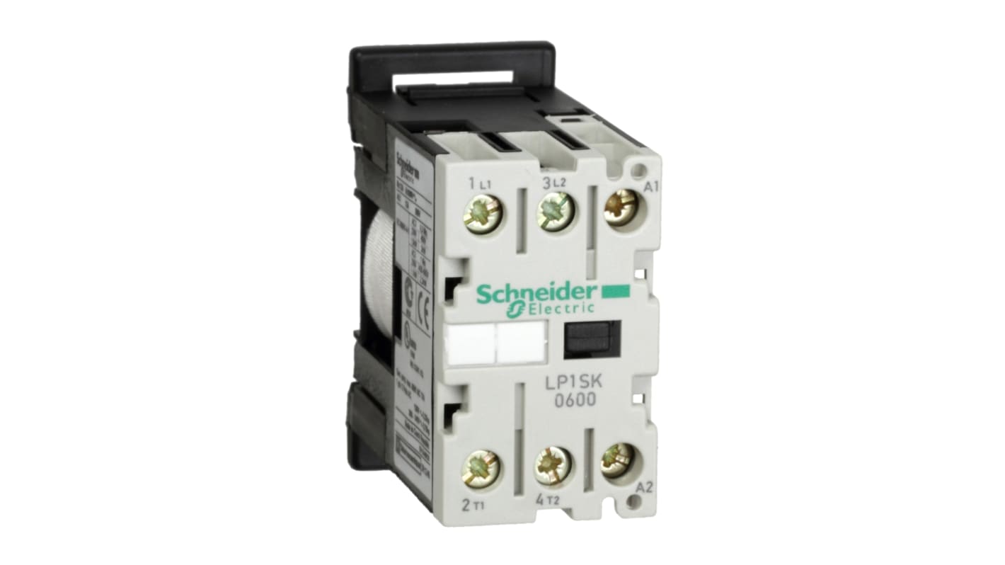 Schneider Electric TeSys SK LP1S Contactor, 12 V dc Coil, 2-Pole, 12 A, 2NO, 690 V ac