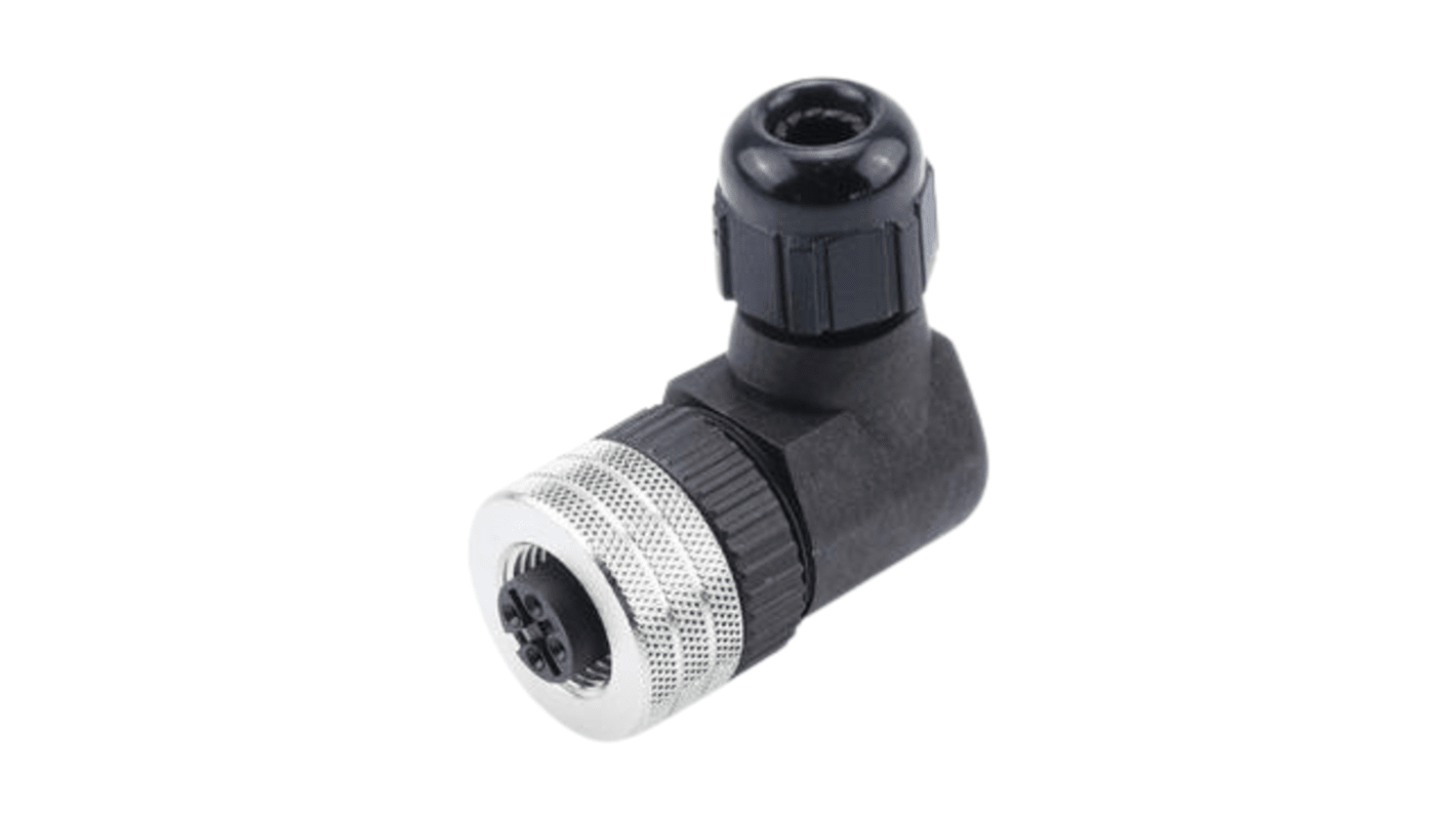 Brad from Molex M12圆形连接器插座, 5芯, 电缆安装, 螺钉端接, 4.0A, 30.0 v 、 36.0 v, IP67, Micro-Change系列