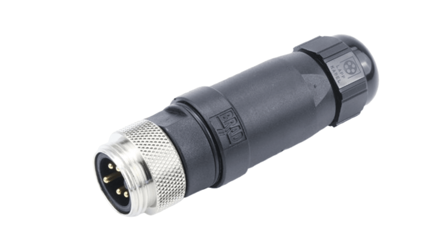 Molex オス 産業用丸形コネクタ, 5極, ミニチュア, ケーブルマウント