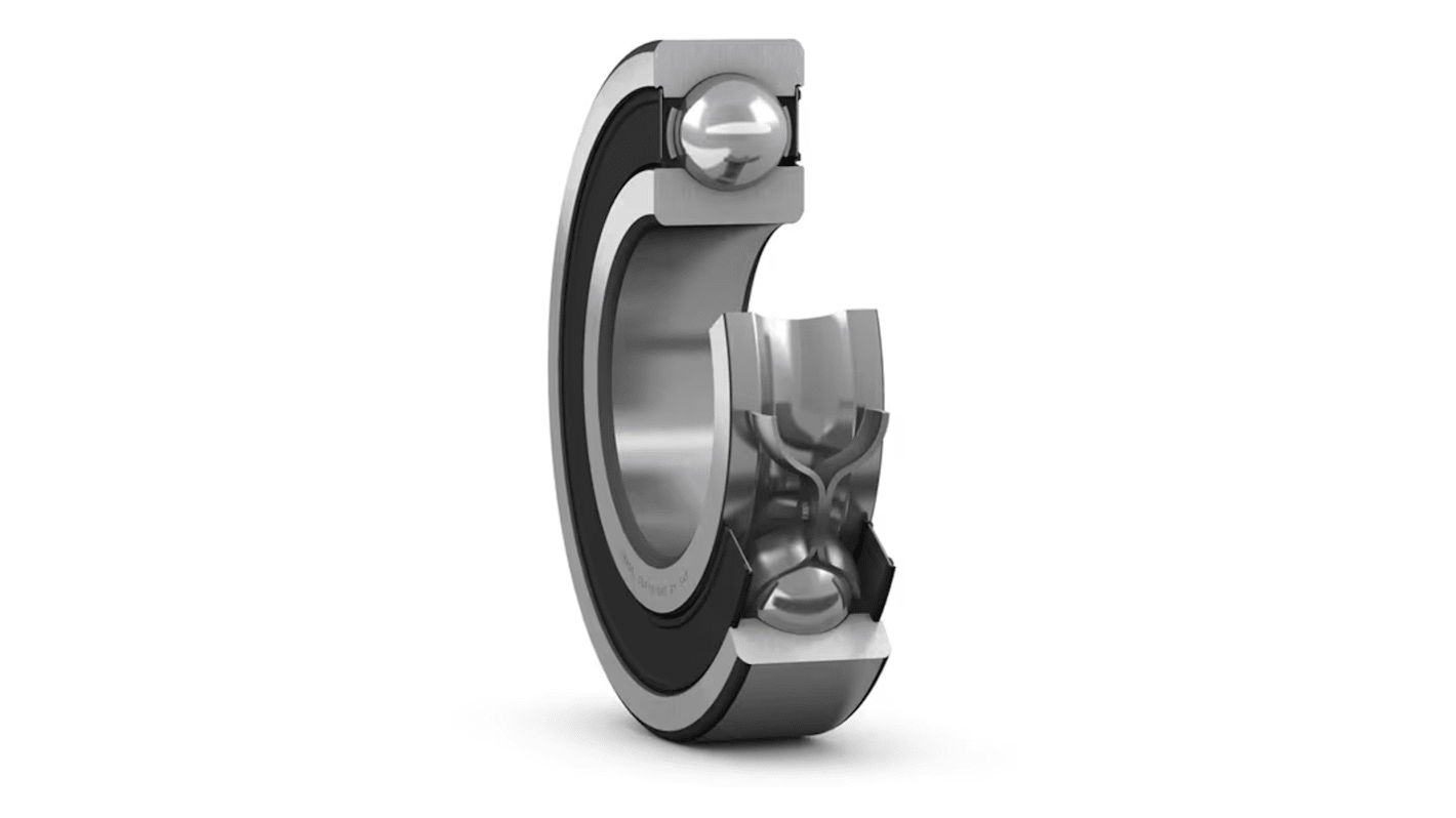 SKF 6311-2RS1 Single Row Deep Groove Ball Bearing- Both Sides Sealed 55mm I.D, 120mm O.D