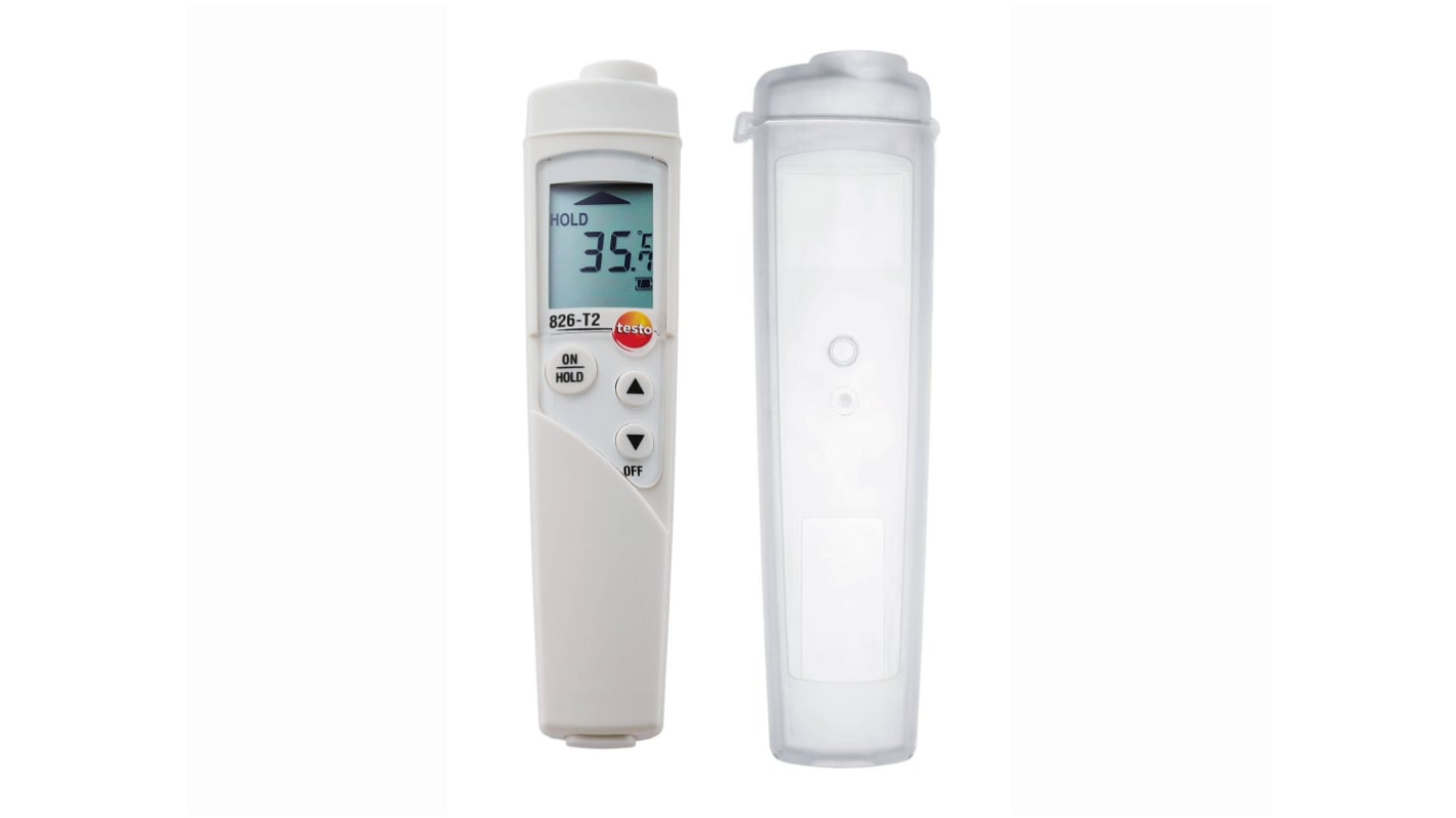 Testo 826-T2 Infrared Thermometer, -50°C Min, +300°C Max, ±1.5 °C Accuracy, °C Measurements